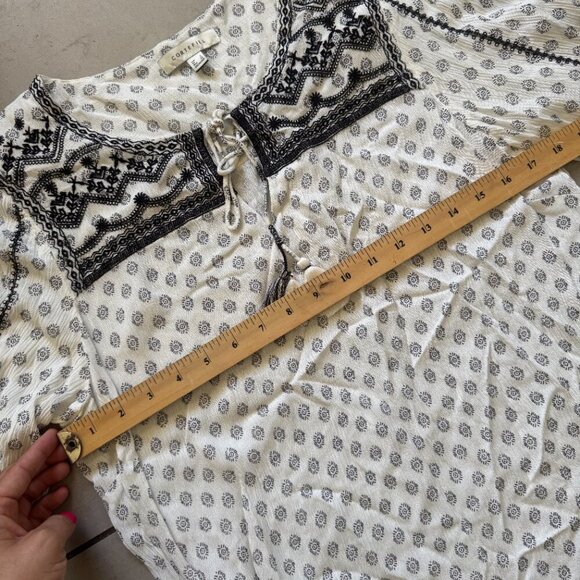 Cortefiel Boho Peasant Blouse – Size L - Picture 8 of 8